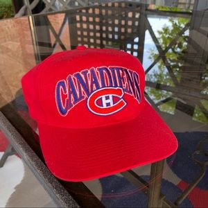 Vintage 90s Montreal Canadiens starter cap